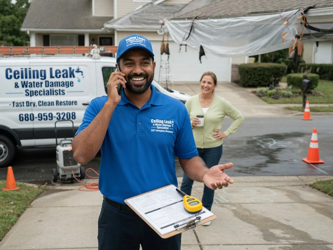 Ceiling Leak Cleanup Sterling City, TX FAQs